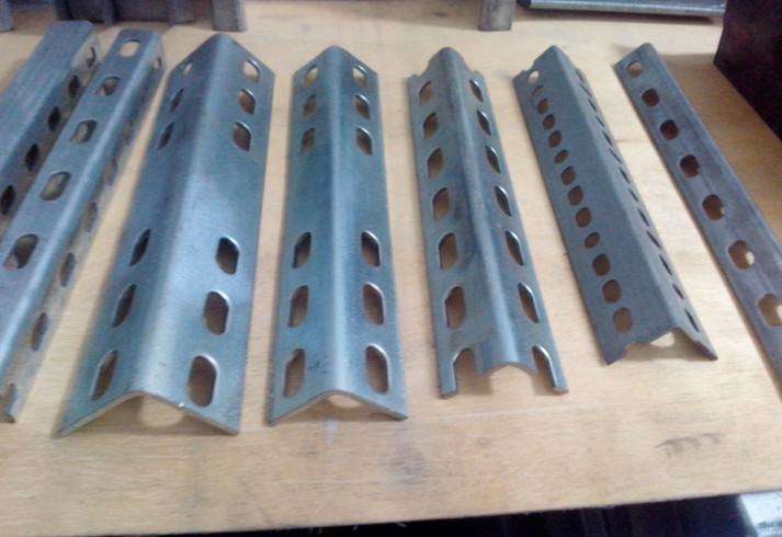 Steel Angle with holes